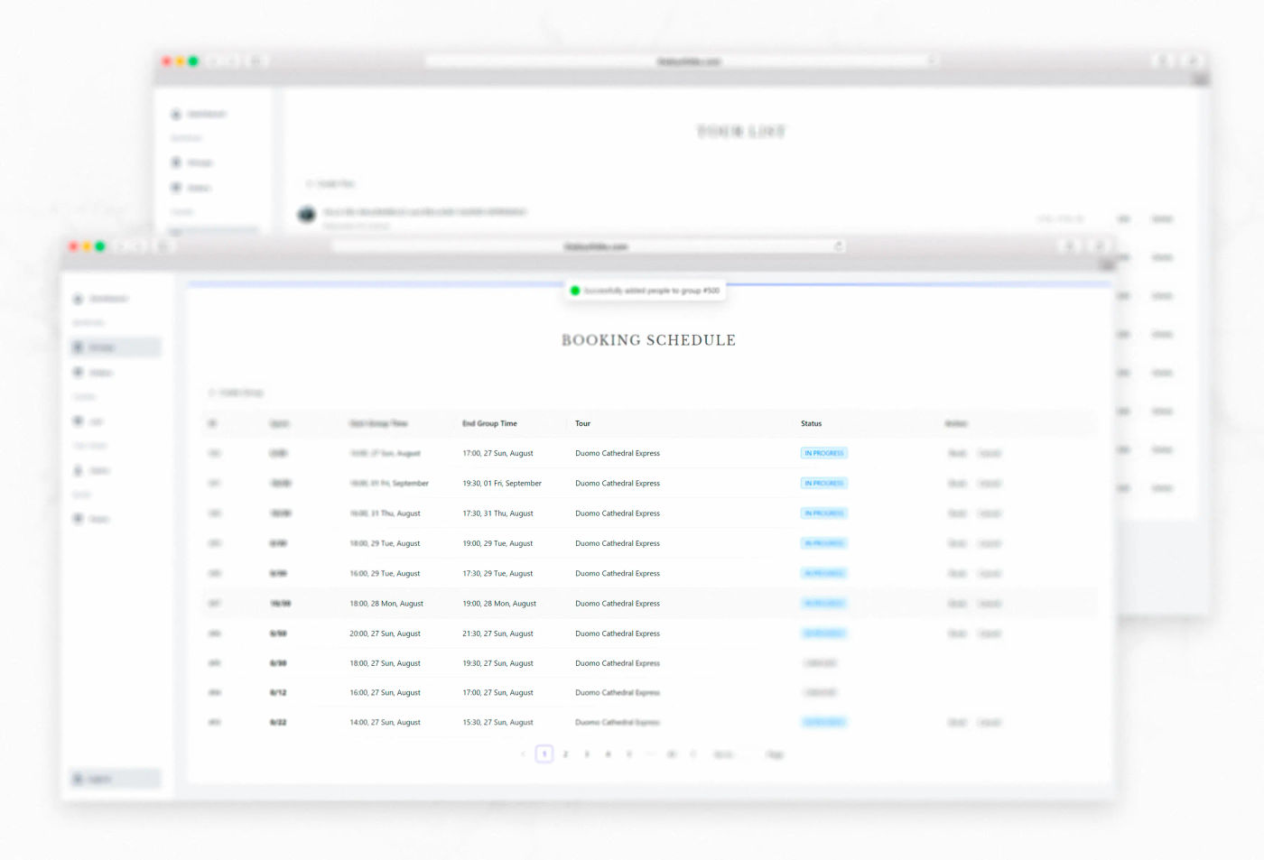 Booking & Operations