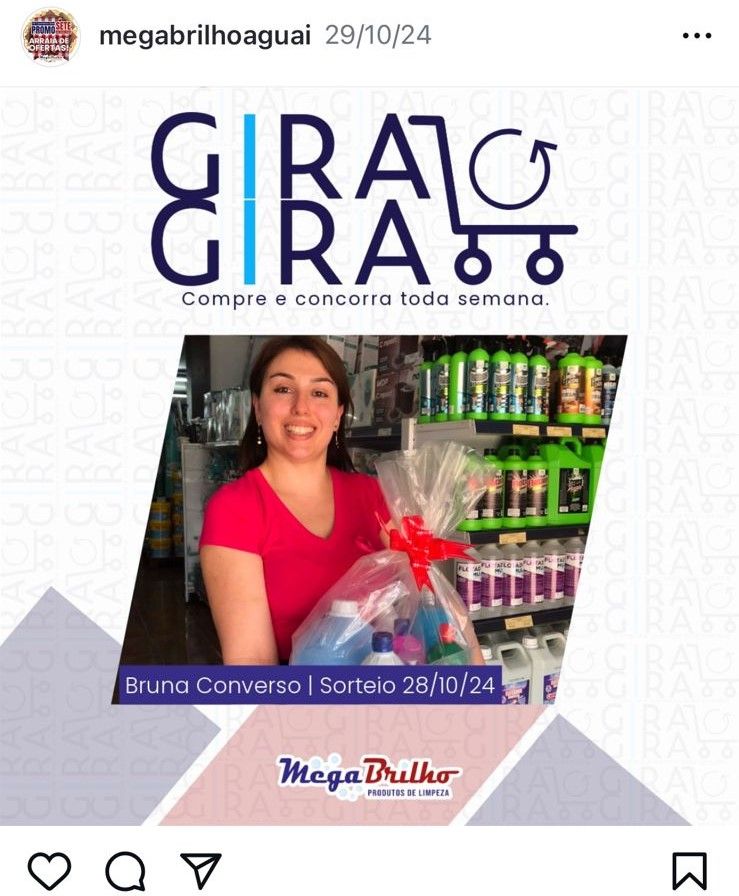 Ganhador da campanha Gira-Gira