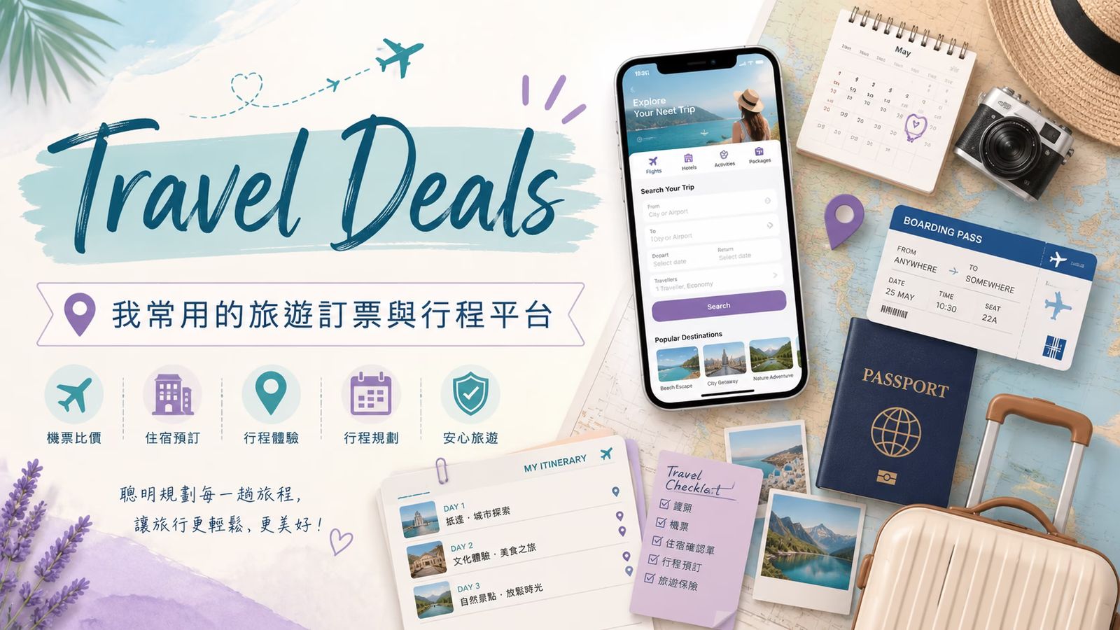 旅遊訂票平台 Travel Deals