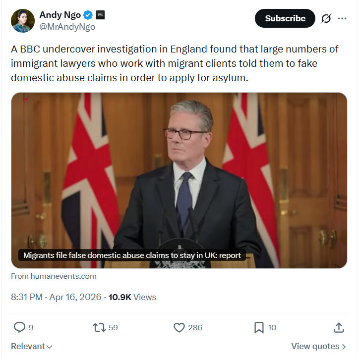 Andy Ngo: A BBC undercover investigation in England…