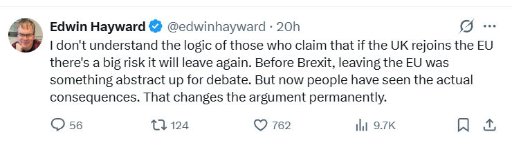 Edwin Hayward: I don't understand the logic…