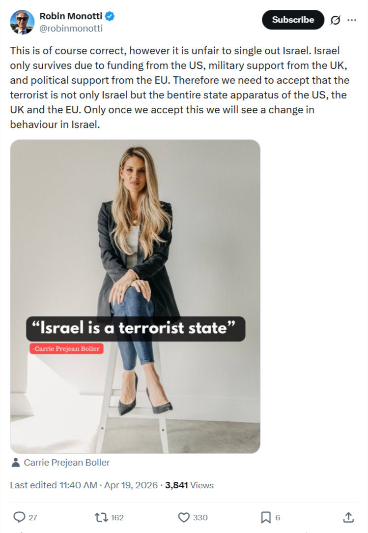 Robin Monotti: This is of course correct…