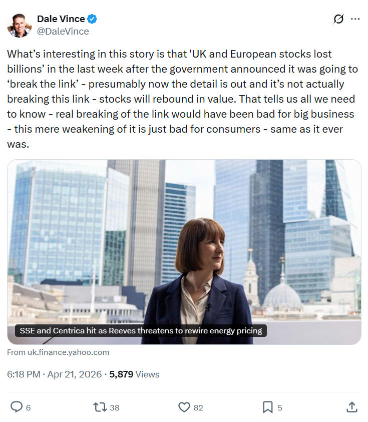 Dale Vince: What’s interesting in this story...