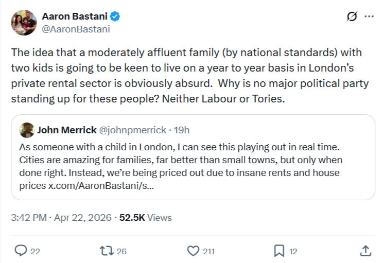 Aaron Bastani: The idea that a moderately affluent family…