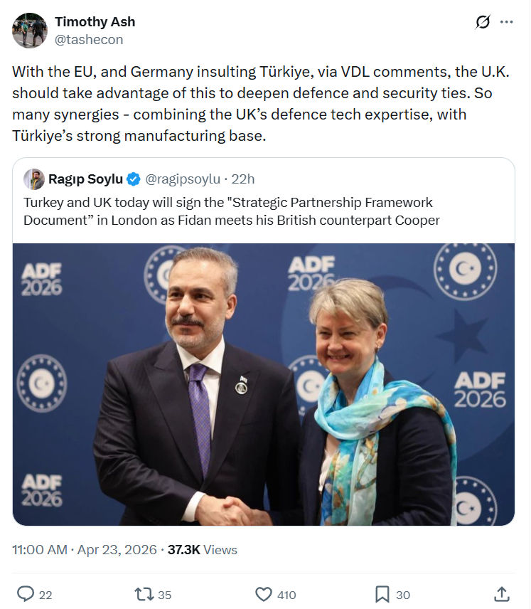 Timothy Ash: With the EU, and Germany insulting...