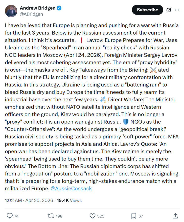 Andrew Bridgen: I have believed that Europe is planning and pushing…