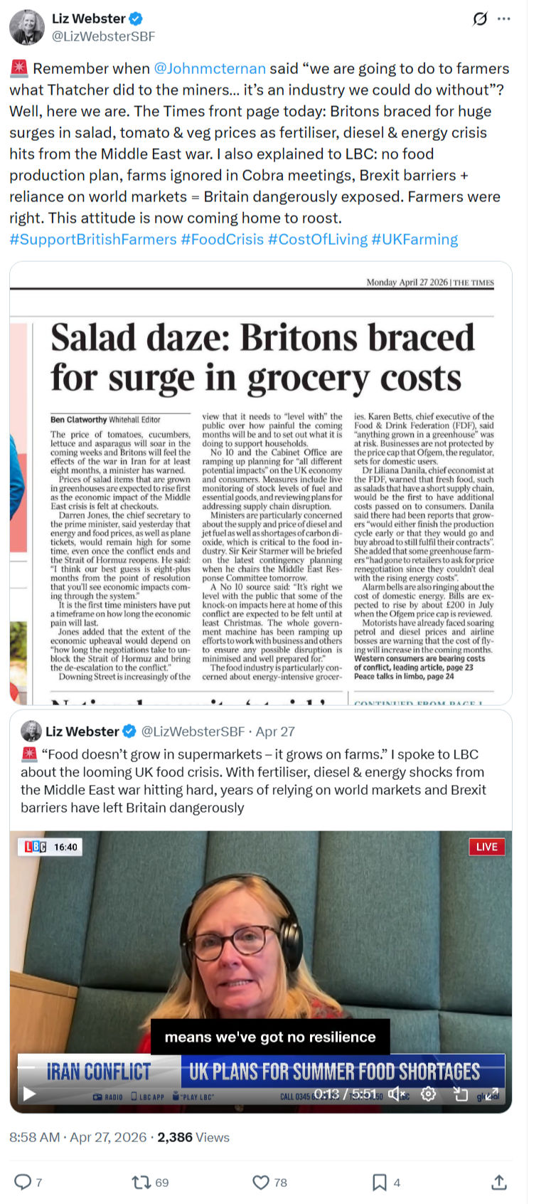 Liz Webster: Remember when  @Johnmcternan said…
