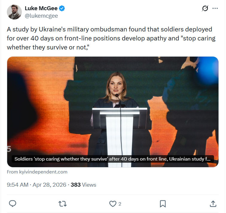 Luke McGee: A study by Ukraine's military…