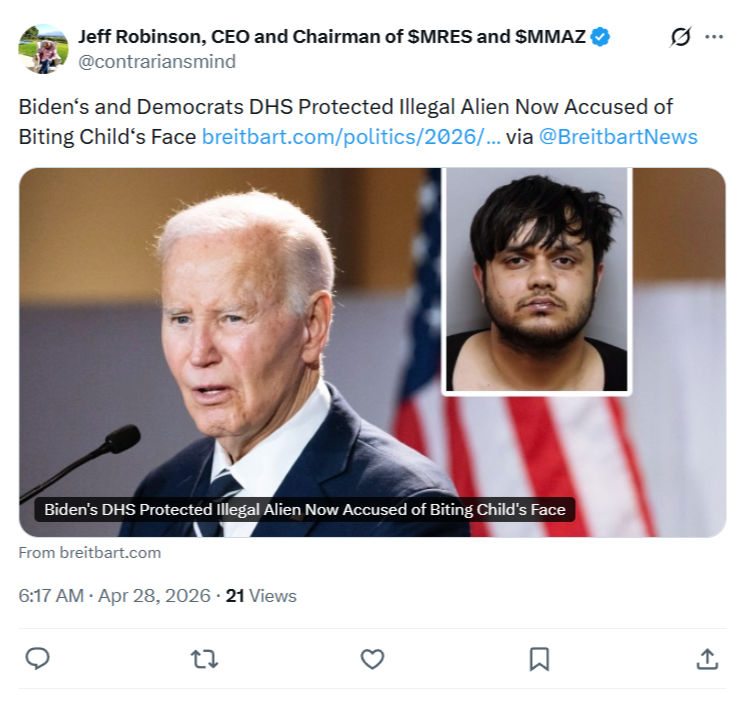 Jeff Robinson: Biden‘s and Democrats DHS Protected Illegal…