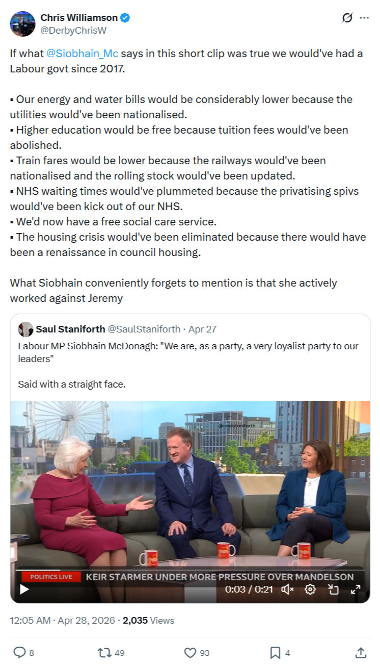 Chris Williamson: If what  @Siobhain_Mc…