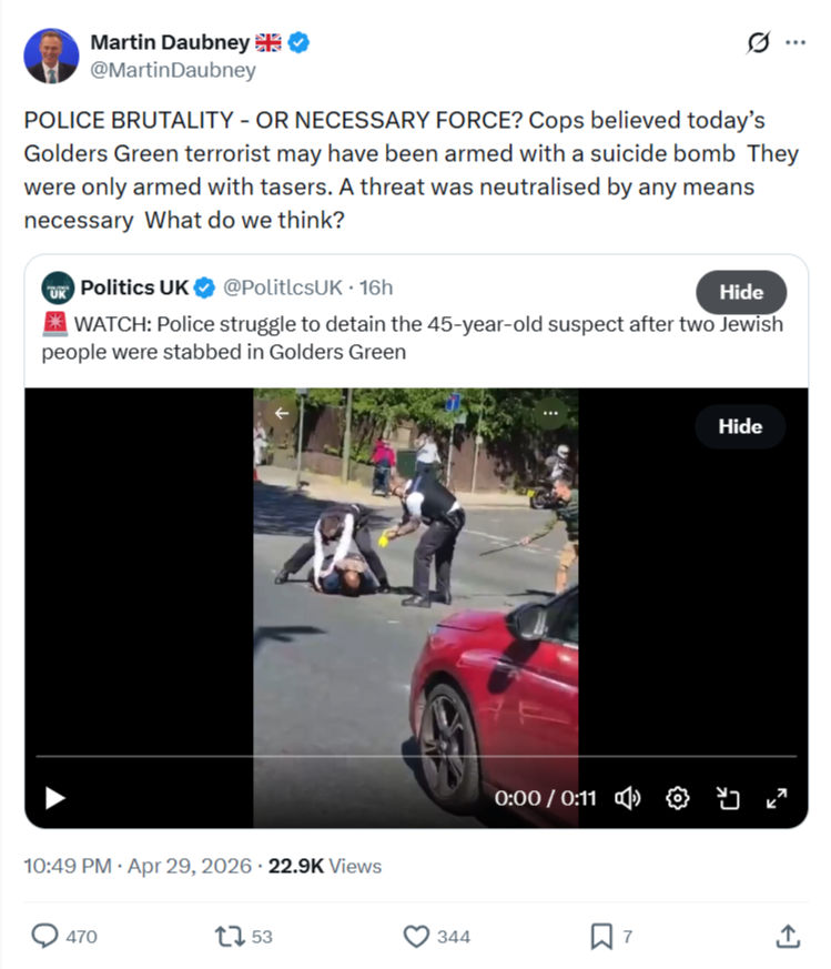 Martin Daubney: POLICE BRUTALITY - OR NECESSARY FORCE…