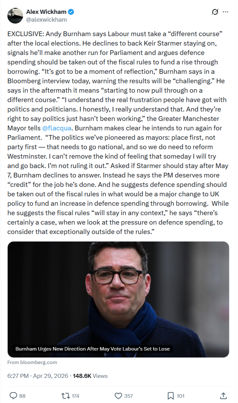 Alex Wickham: EXCLUSIVE…