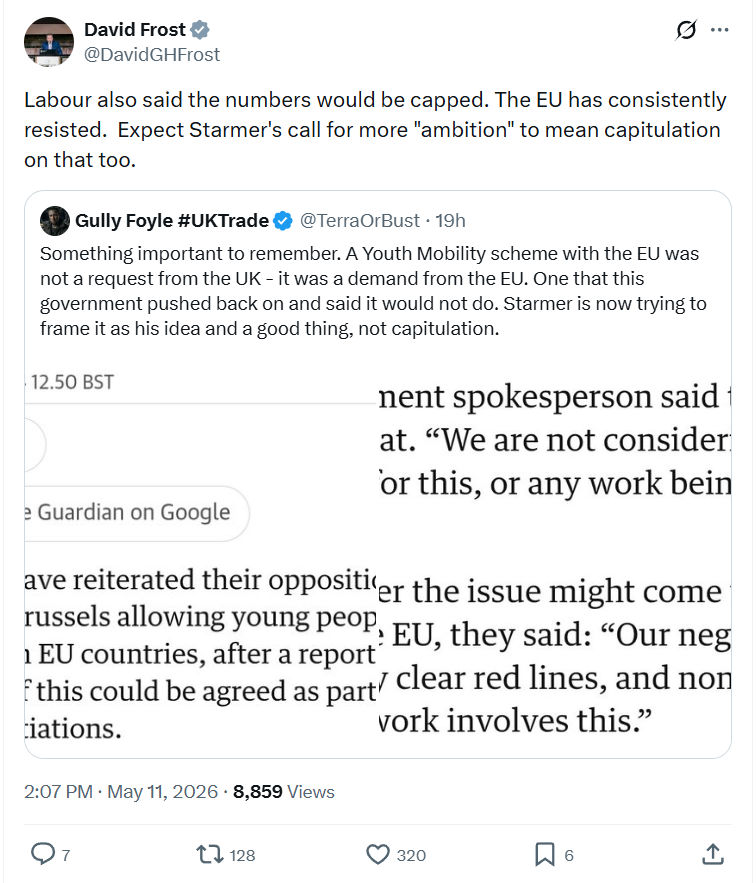 David Frost: Labour also said the numbers…