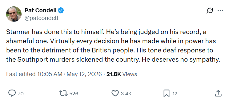 Pat Condell: Starmer has done this to himself…