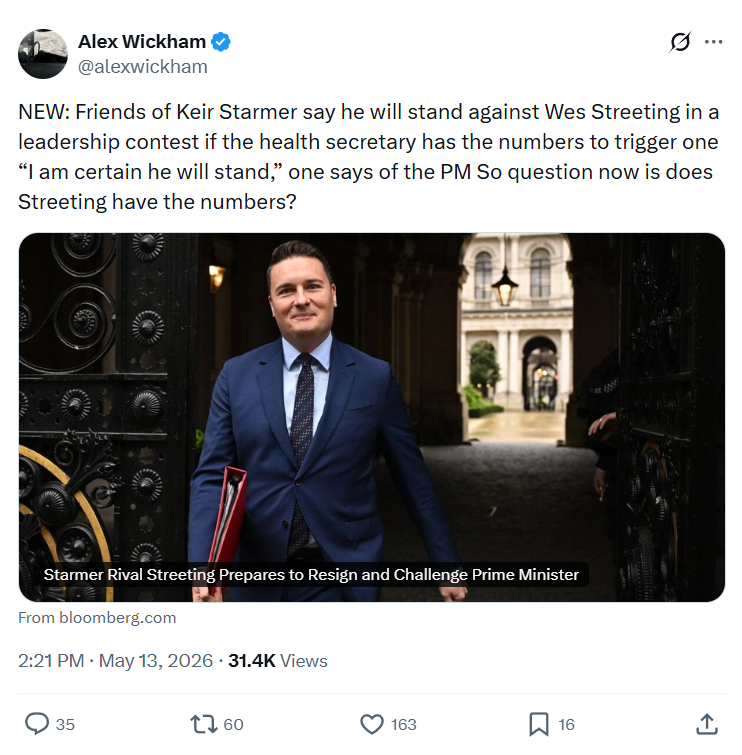 Alex Wickham: NEW: Friends of Keir Starmer…