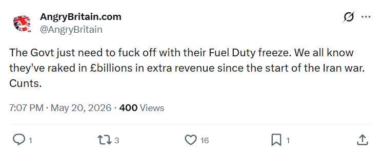 Dominic Bradbury: The Govt just need to fuck…