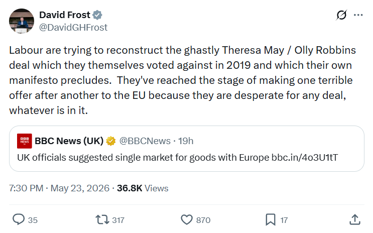 David Frost: Labour are trying to reconstruct…