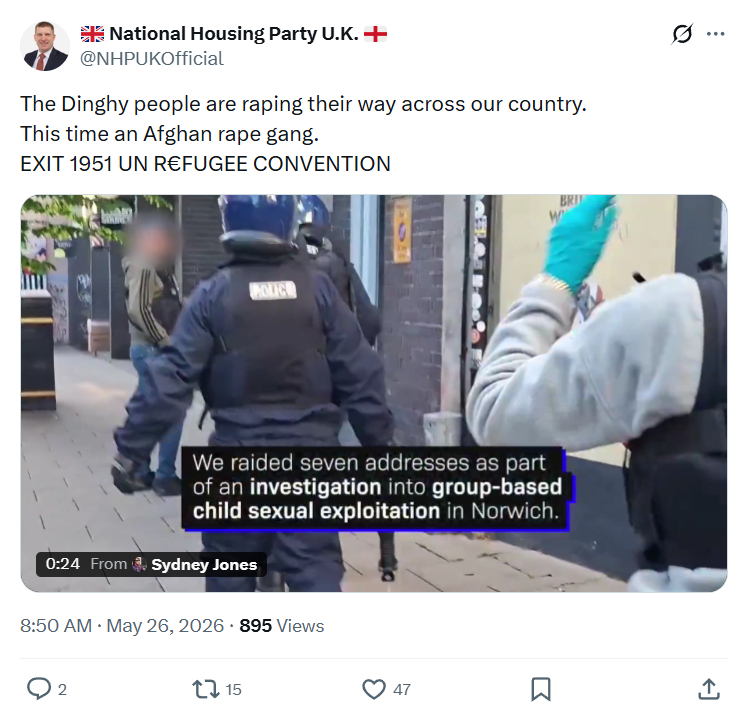 Pat McGinnis: The Dinghy people are raping…