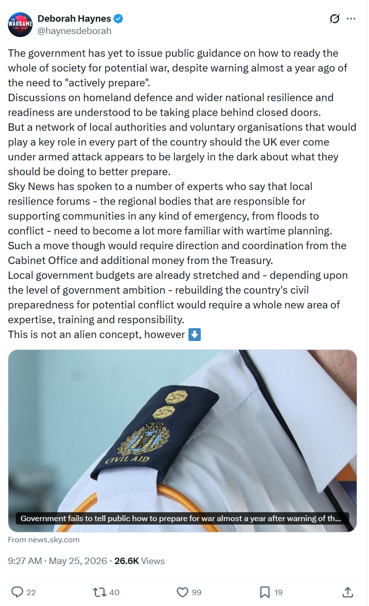 Deborah Haynes: The government has yet to issue…