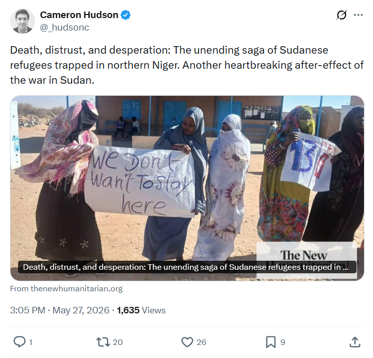 Cameron Hudson: Death, distrust, and desperation…