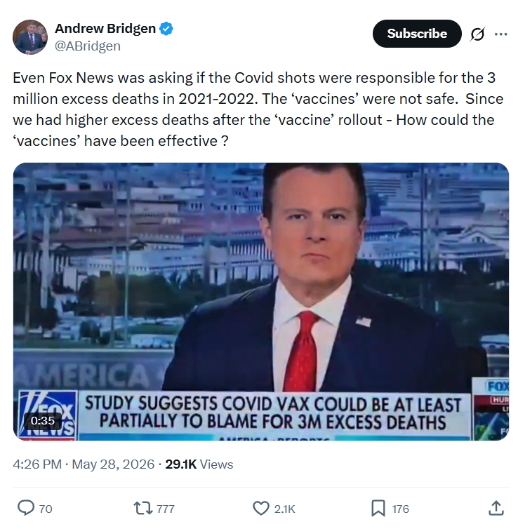 Andrew Bridgen: Even Fox News was asking...