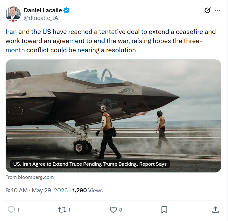 Daniel Lacalle: Iran and the US have...