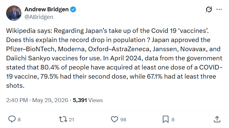 Andrew Bridgen: Wikipedia says…