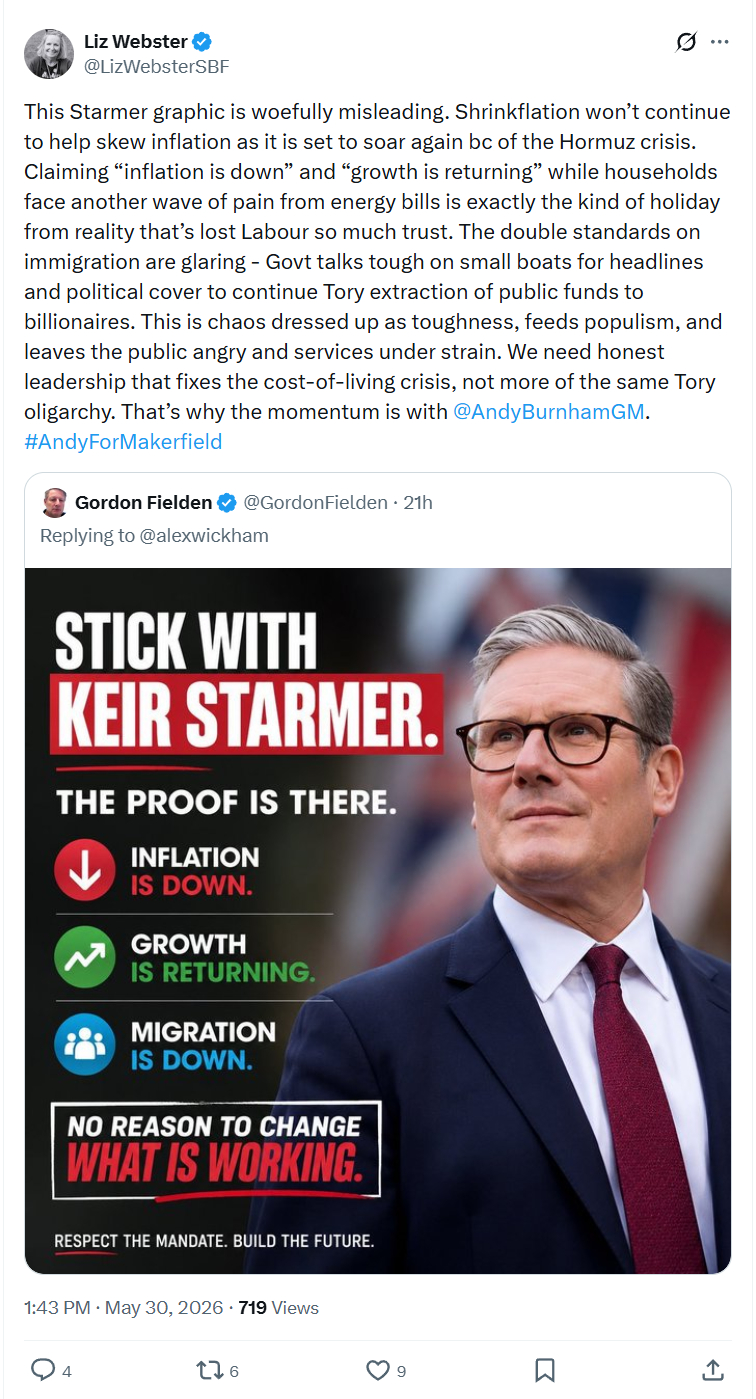 Liz Webster: This Starmer graphic is woefully misleading…