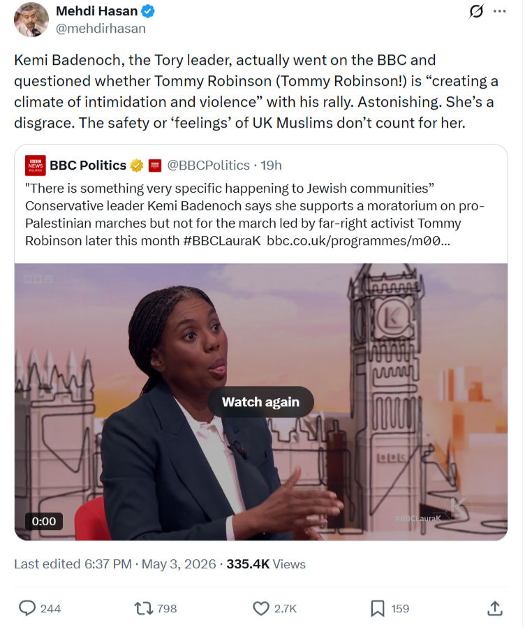 Timothy Ash: Kemi Badenoch, the Tory leader…