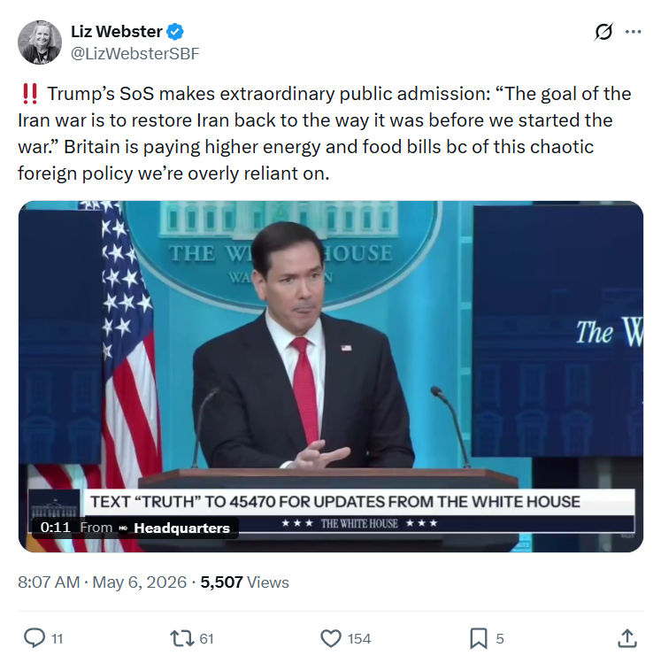 Liz Webster: Trump’s SoS makes extraordinary…