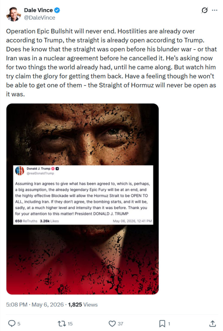 Dale Vince: Operation Epic Bullshit will never end…