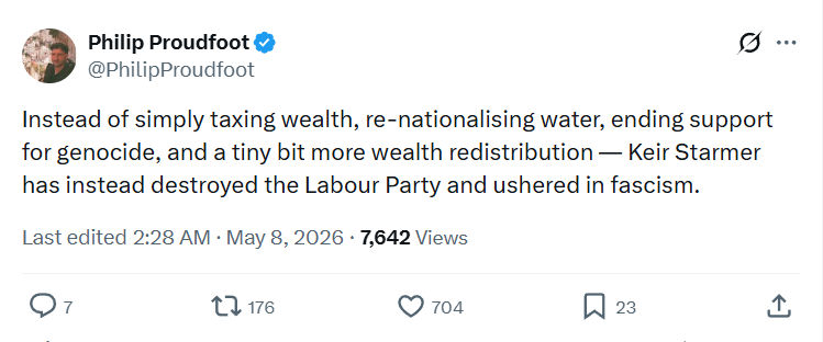 Philip Proudfoot: Instead of simply taxing wealth...