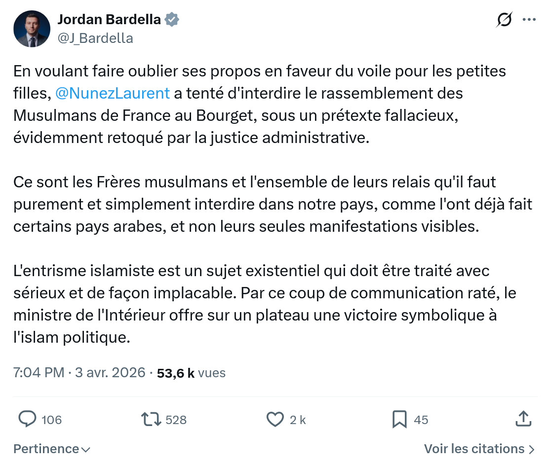 Jordan Bardella: En voulant faire oublier ses propos…