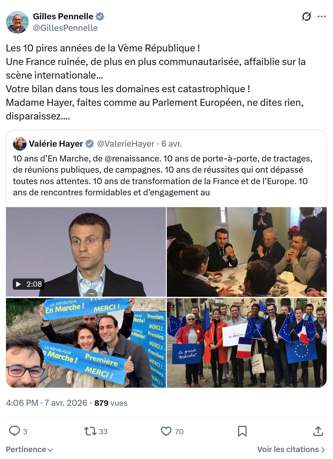 Gilles Pennelle: Les 10 pires années de la Vème…