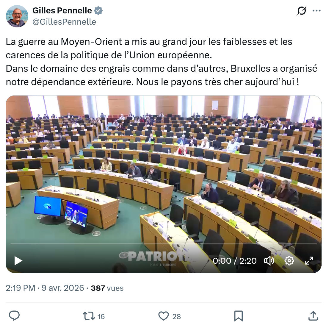 Gilles Pennelle: La guerre au Moyen-Orient a mis au...