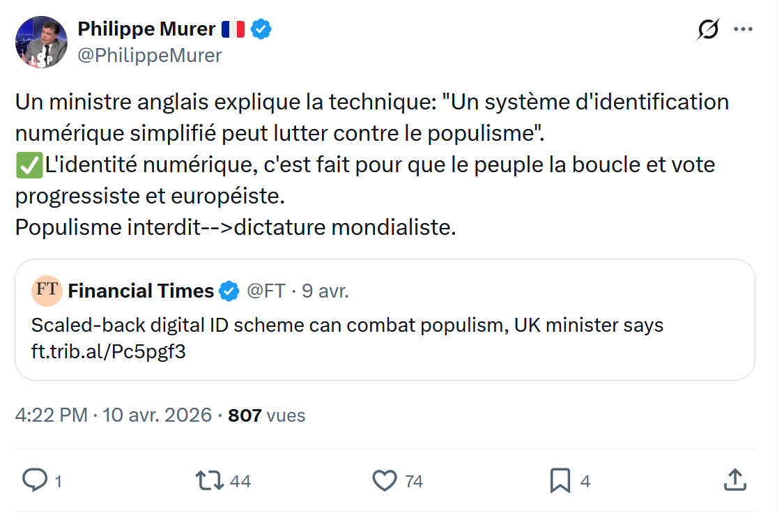 Philippe Murer: Un ministre anglais explique la technique…