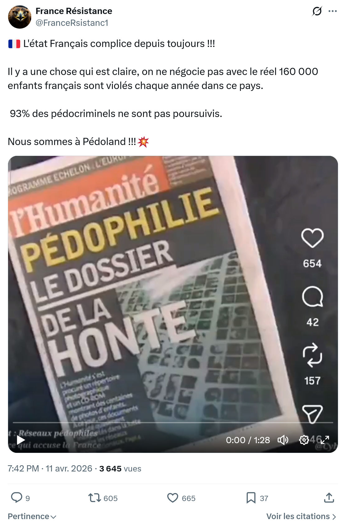 France Résistance: L'état Français complice depuis toujours…