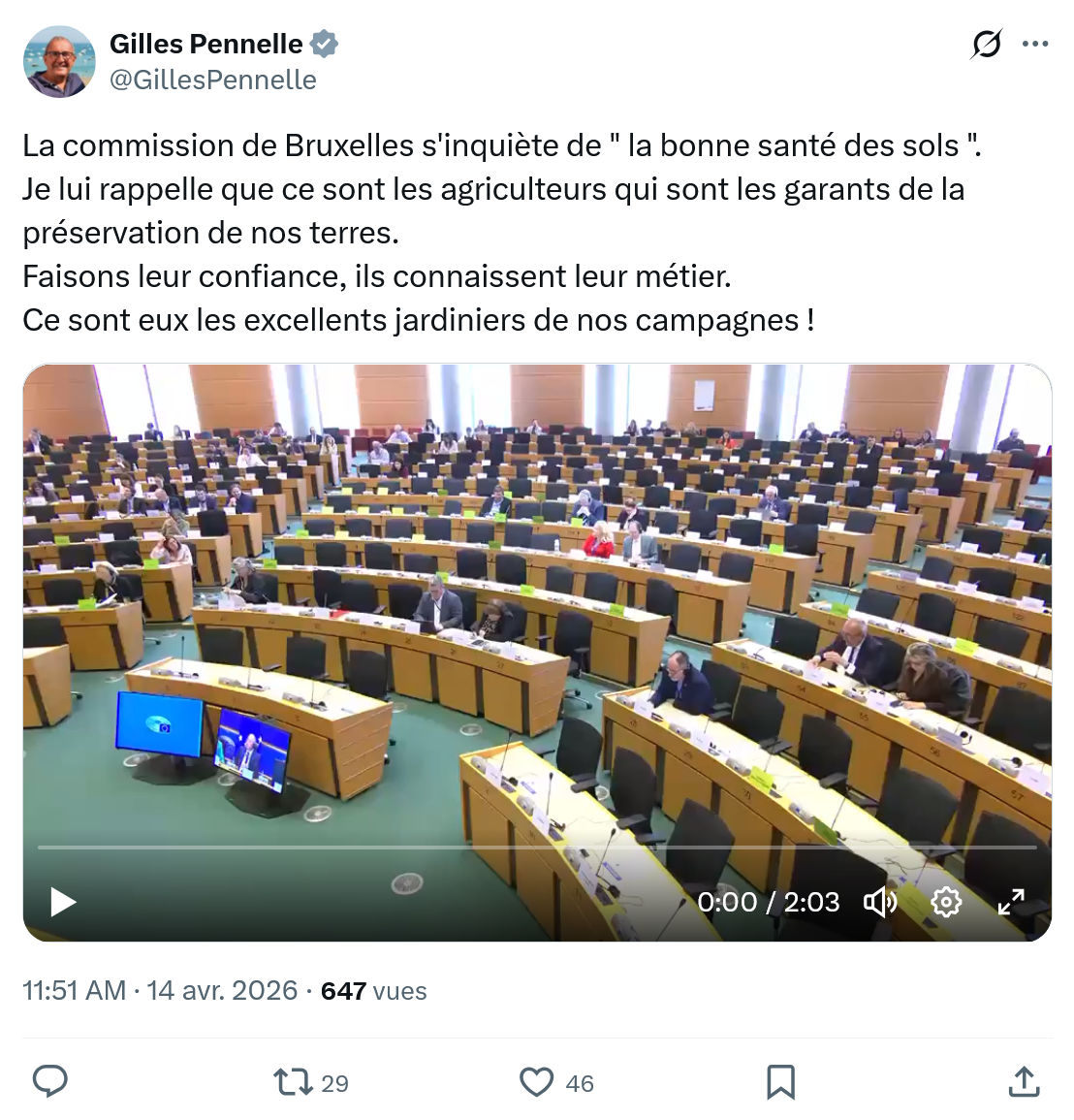Gilles Pennelle: La commission de Bruxelles s'inquiète de…