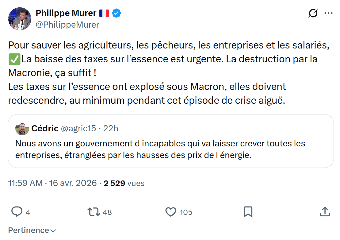 Philippe Murer: Pour sauver les agriculteurs, les...