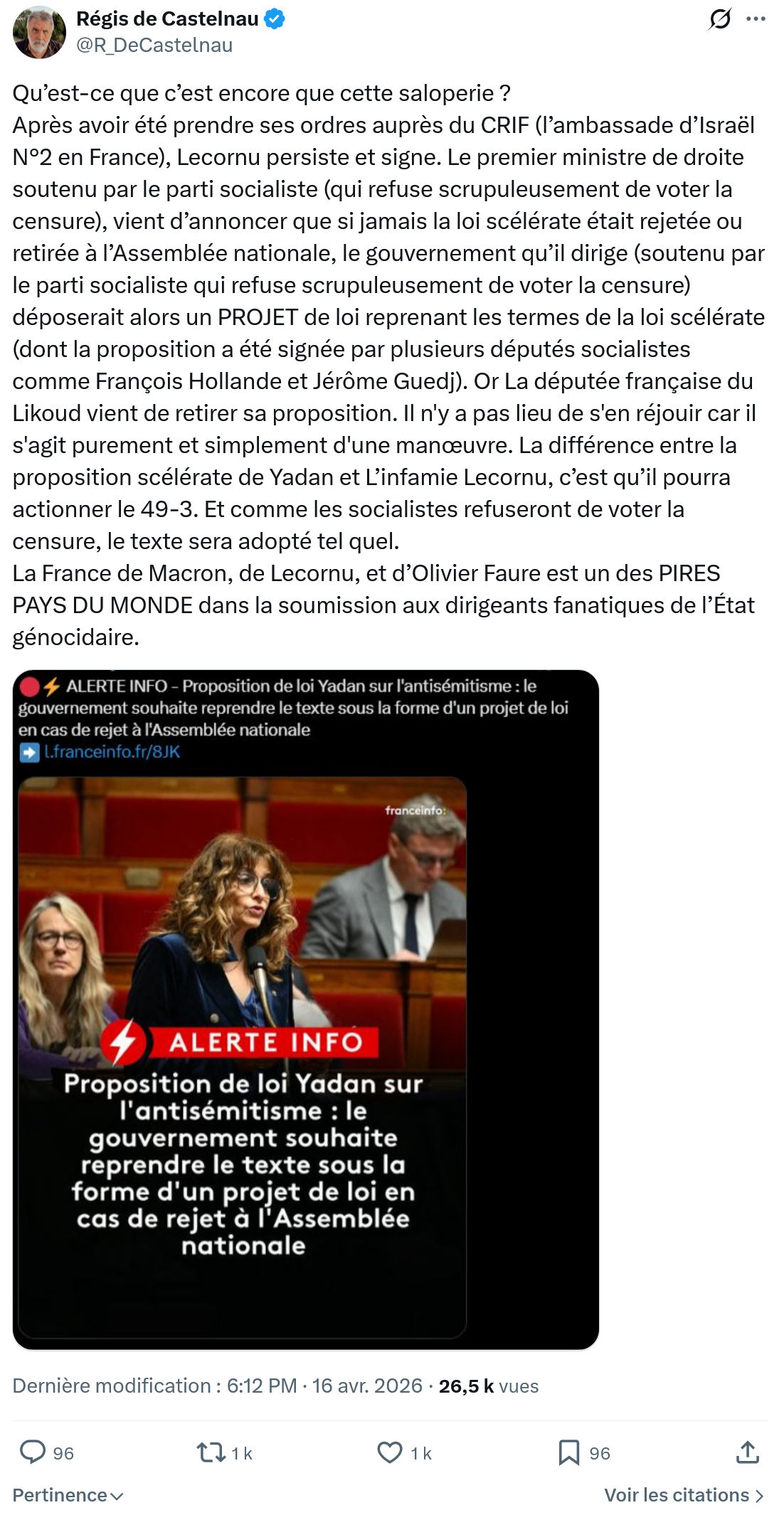Régis de Castelnau: Qu’est-ce que c’est encore que...