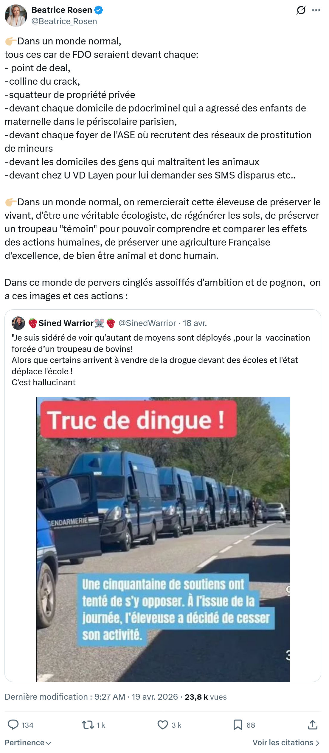 Béatrice Rosen: Dans un monde normal…