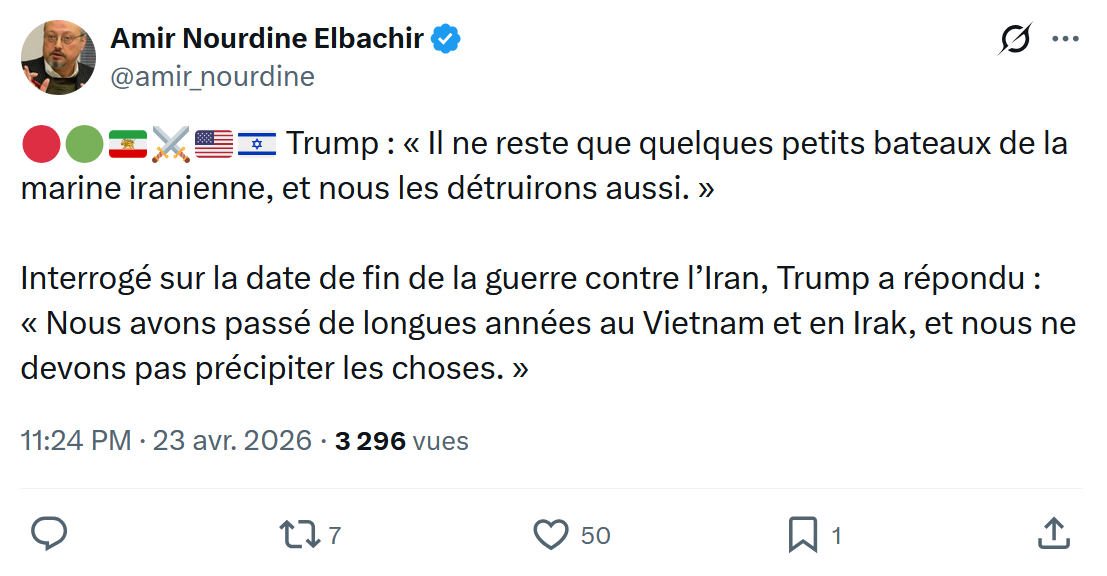Amir Nourdine Elbachir: Il ne reste que quelques petits...