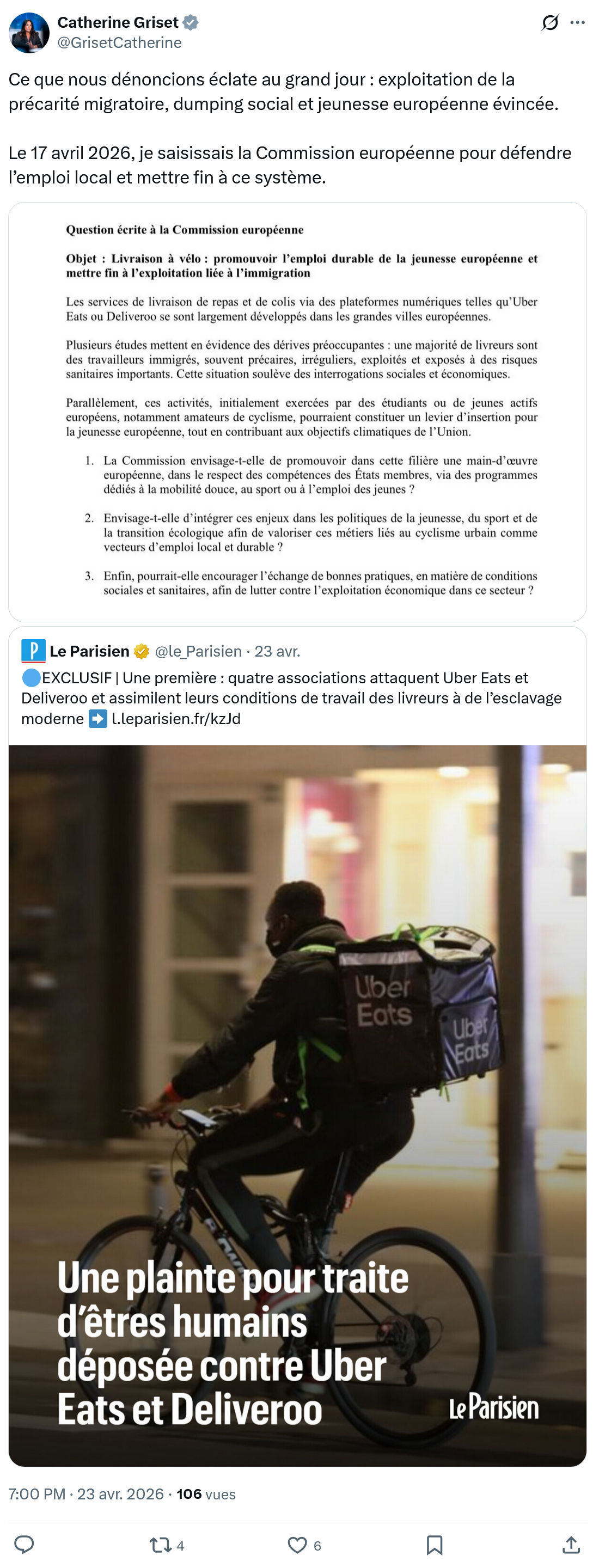 Catherine Griset: Ce que nous dénoncions éclate...