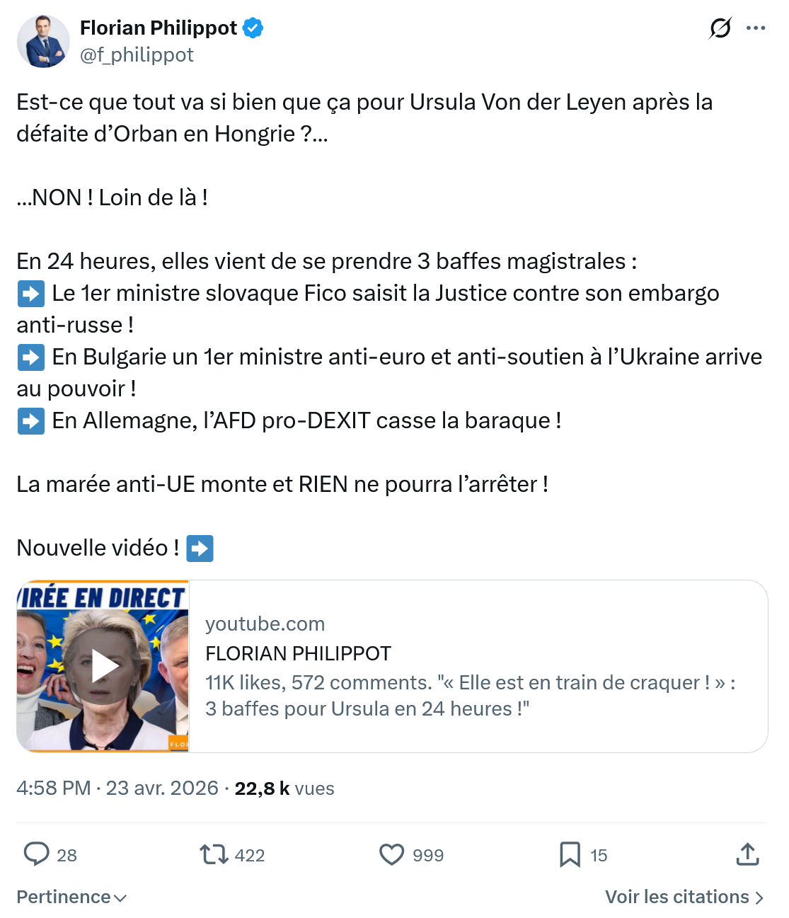 Florian Philippot: Est-ce que tout va si...