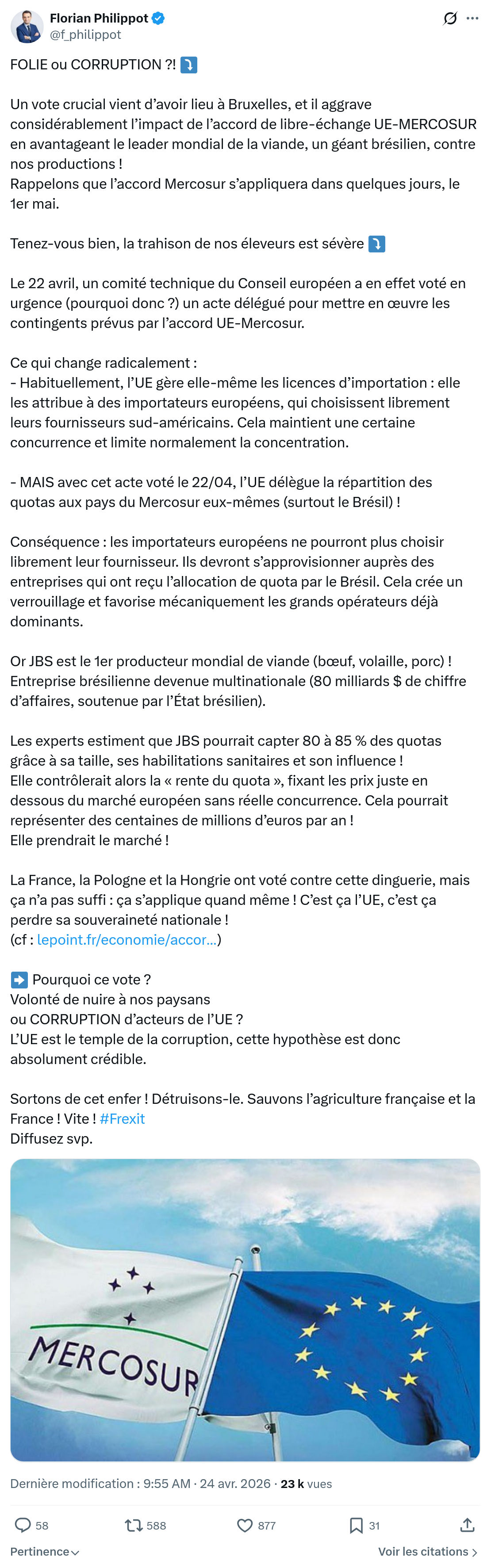 Florian Philippot: FOLIE ou CORRUPTION ?!…