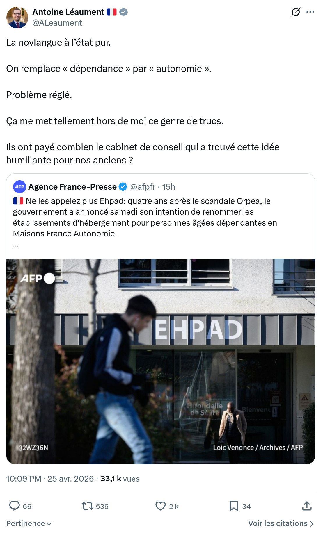 Antoine Léaument: La novlangue à l’état pur…