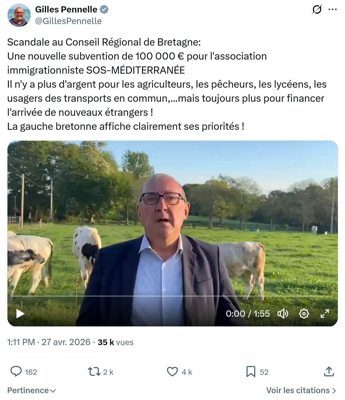 Gilles Pennelle: Scandale au Conseil Régional de Bretagne…