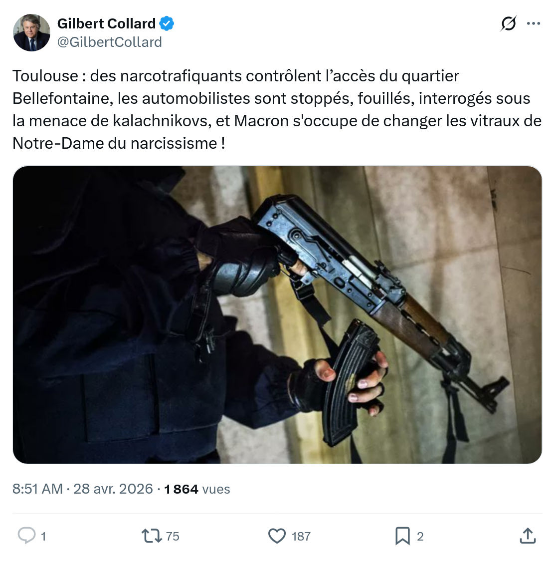 Gilbert Collard: Toulouse…