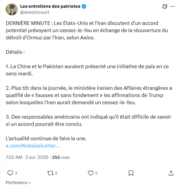 Marquis de Dreslincourt: DERNIÈRE MINUTE…