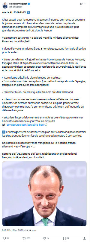 Florian Philippot: Alerte ALLEMAGNE...